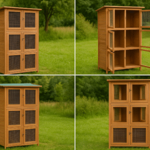 Cușcă Iepuri „Max” – 102 × 48 × 180 cm