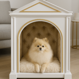 Căsuțe premium de interior pentru căței de companie model "La Belle Époque"