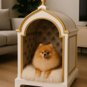 Căsuțe premium de interior pentru căței de companie model "Grand Duchess"