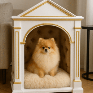 Căsuțe premium de interior pentru căței de companie model "Ambassador"