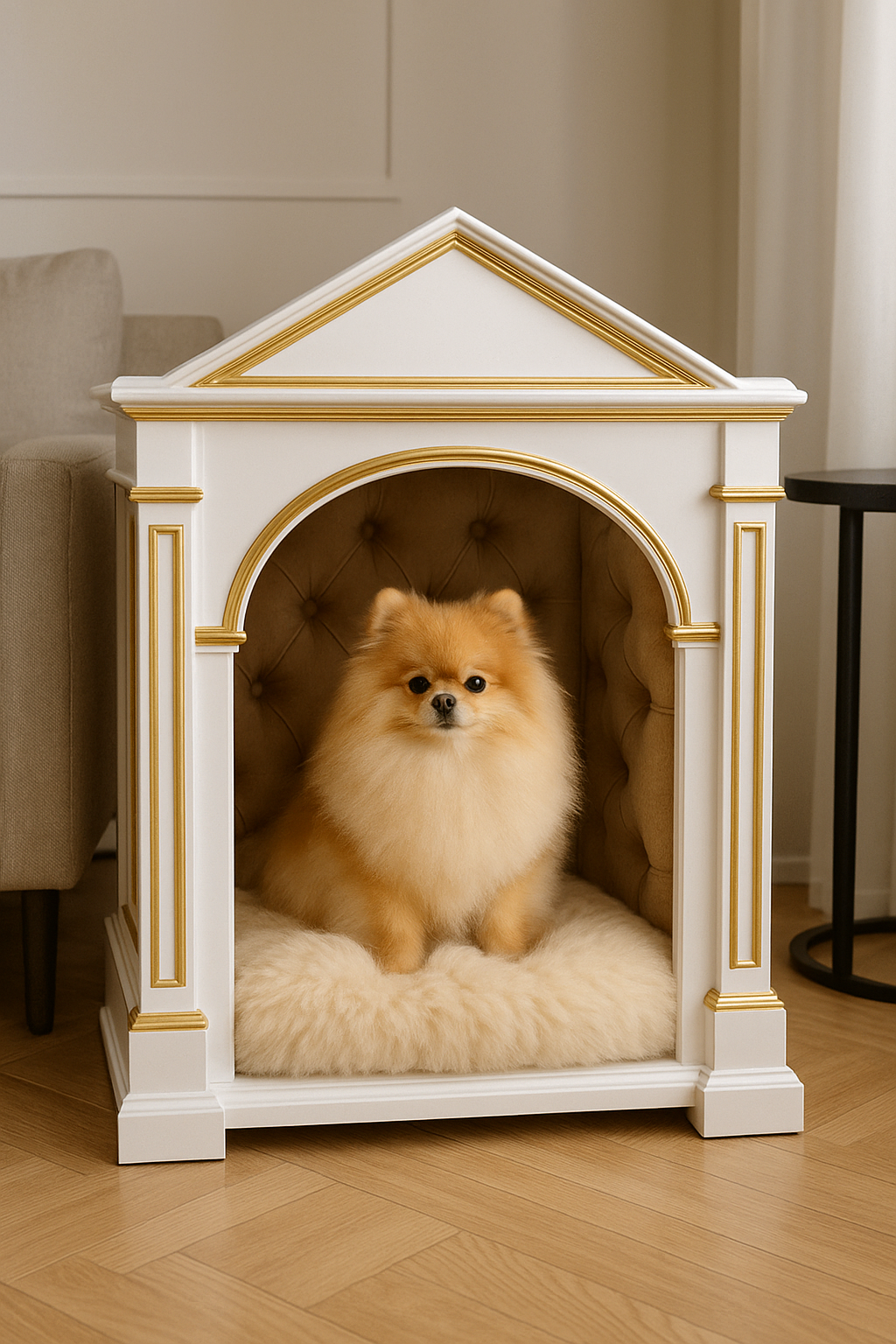 Căsuțe premium de interior pentru căței de companie model "Ambassador"