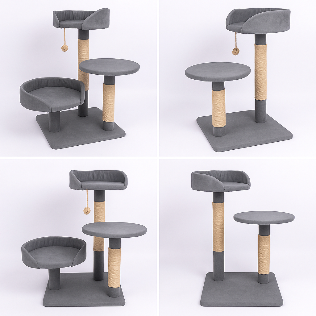 Ansamblu Pisici „Puffy”