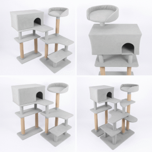 Ansamblu Pisici „Toby” – Classic 38 × 38 × 52 cm