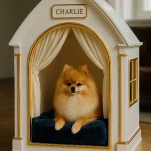 Căsuțe premium de interior pentru căței de companie - model "Elysium"