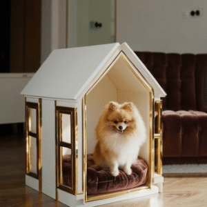 Căsuțe premium de interior pentru căței de companie - model "Villa"