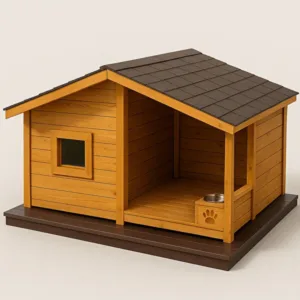 Woody Lodge – Căsuță de lux pentru câini