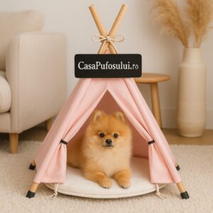 Cort cățel sweet pink